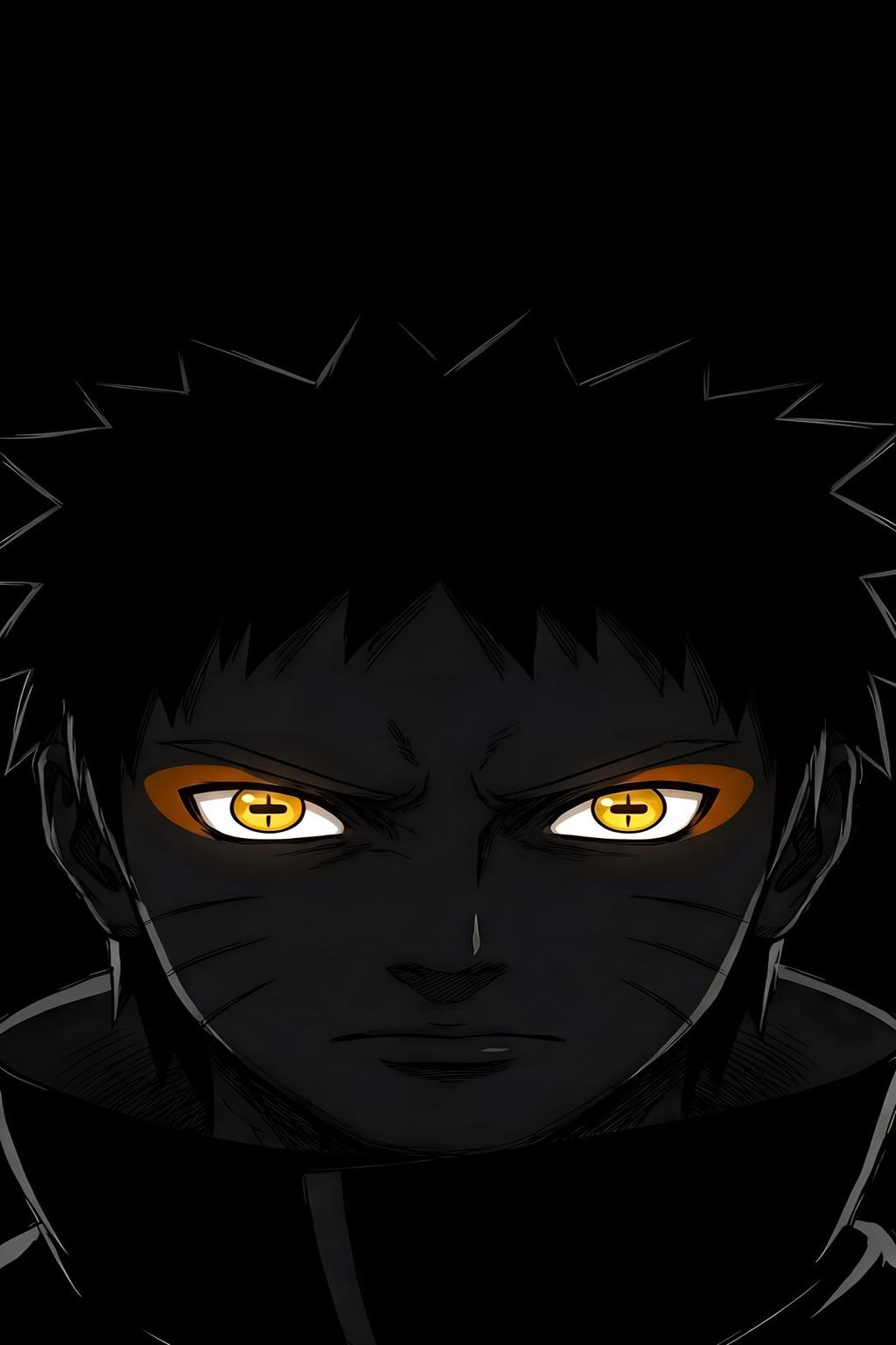Naruto Uzumaki — the Nine-Tails Chakra mode portrait
